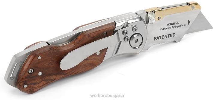 сгъваем служебен нож дръжка за дърво тежка резачка L4XH39 morden WORKPRO инструмент
