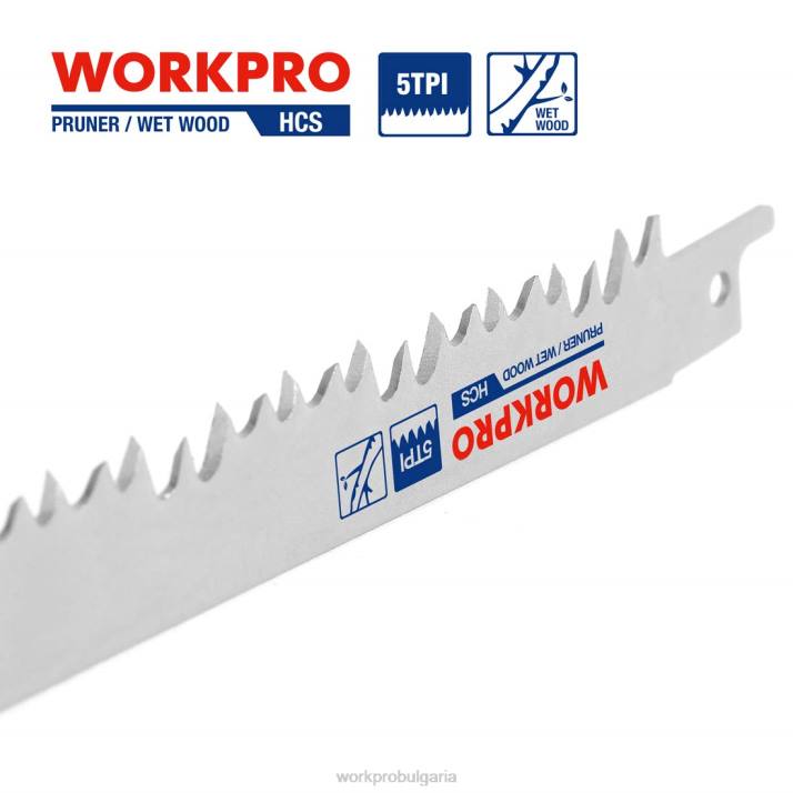 5 бр. 9-инчов комплект саблен трион за кастрене на дърво L4XH208 полезно WORKPRO инструмент