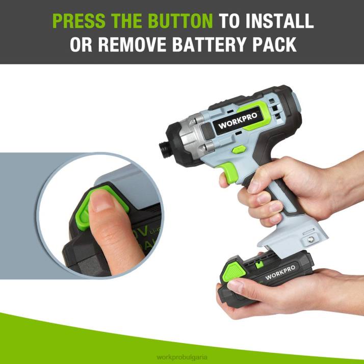 20v 2.0ah литиево-йонна батерия L4XH218 morden WORKPRO инструмент