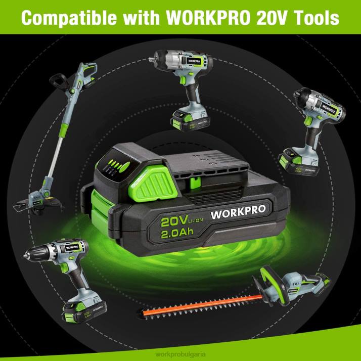 20v 2.0ah литиево-йонна батерия L4XH218 morden WORKPRO инструмент